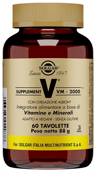 Solgar Supplement Vm 2000 60 Tavolette-1
