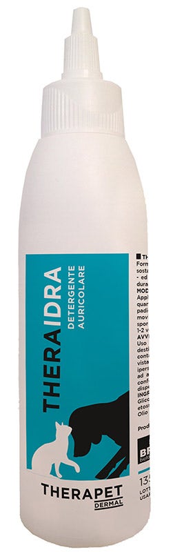 Therapet Dermal Theraidra Detergente Auricolare Per Cani/Gatti 150ml-1