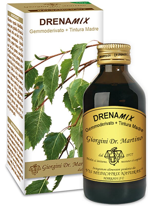 Dr Giorgini Drenamix Gemmoderivato Tintura Madre Senza Alcool 100ml-1