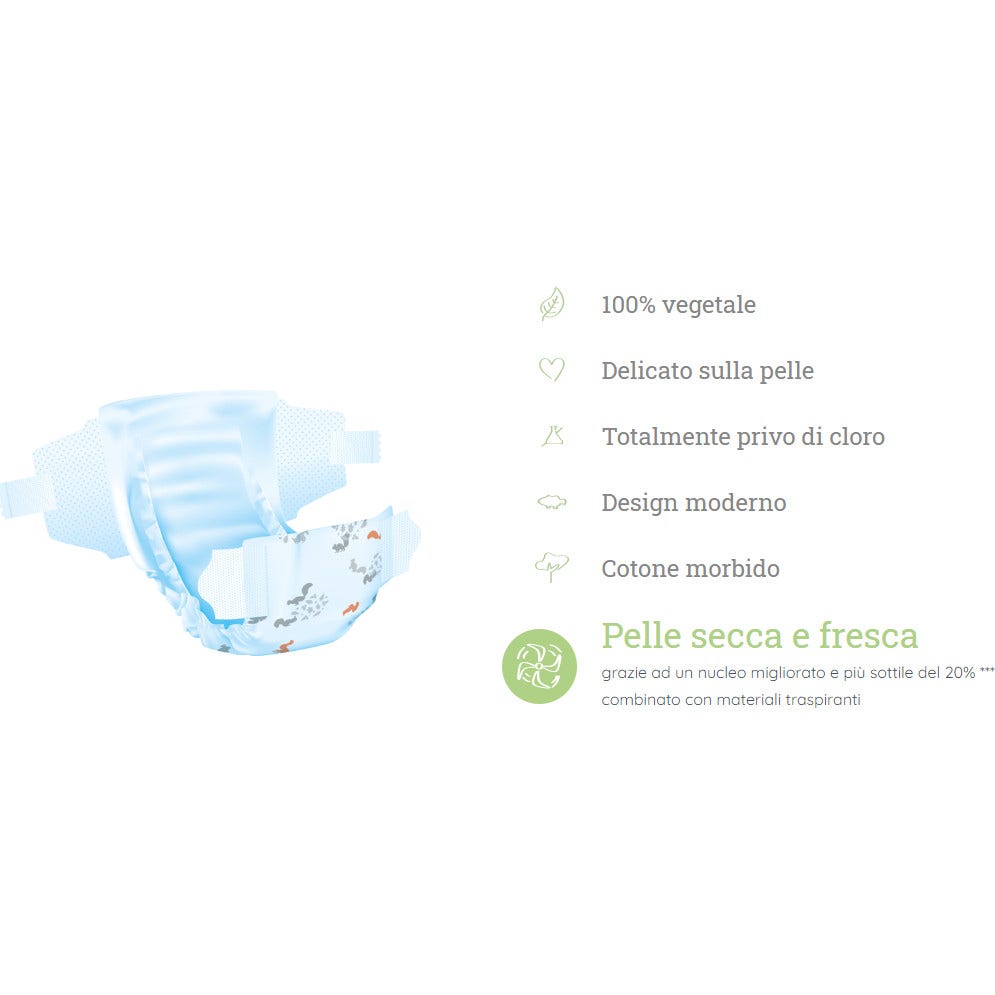 Pannolini Moltex Pure&Nature Midi Taglia 3 -4/9kg- 33 Pezzi  - 3