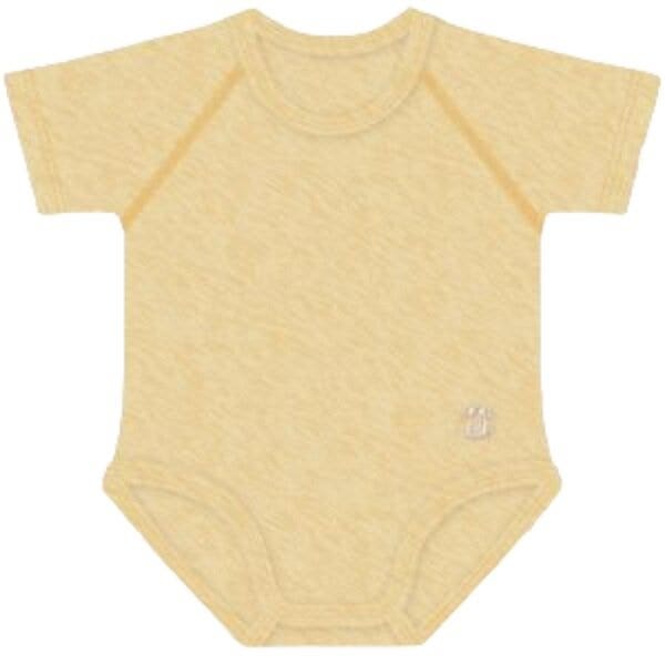 J Bimbi Body 0-36M Caldo Cotone Melange Giallo-2