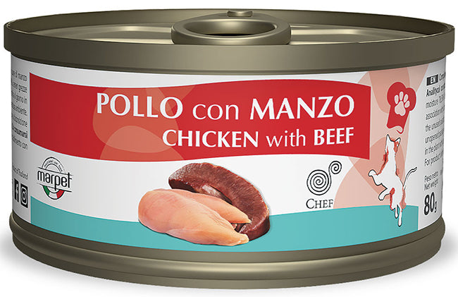 Chef Pollo con Manzo 80 g