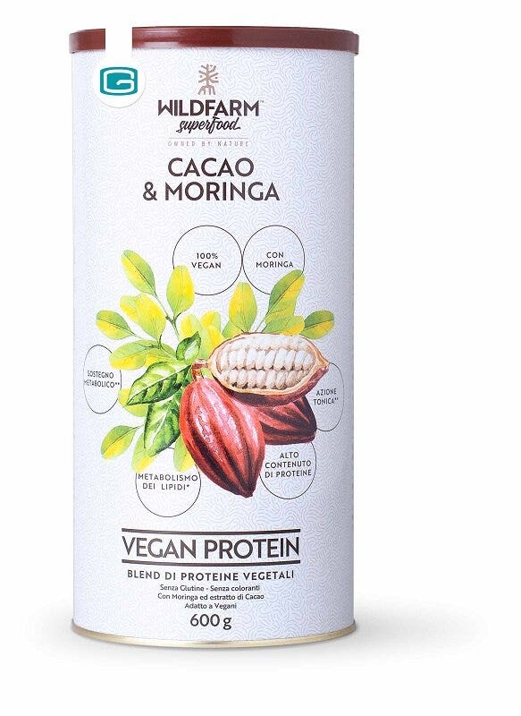 WILDFARM VEGAN PROT CAC&MO600G-1