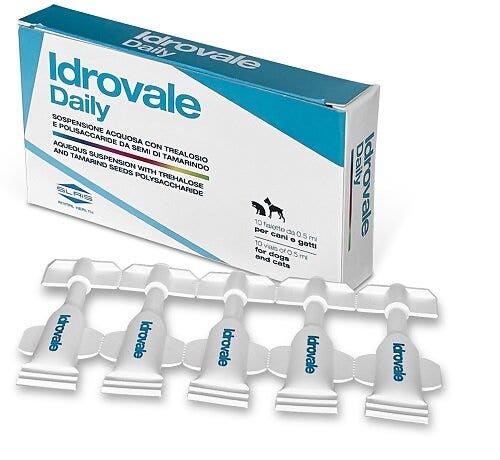 Idrovale Daily Per Igiene Occhi Cani/Gatti 10 Fialette Da 0,5ml-1