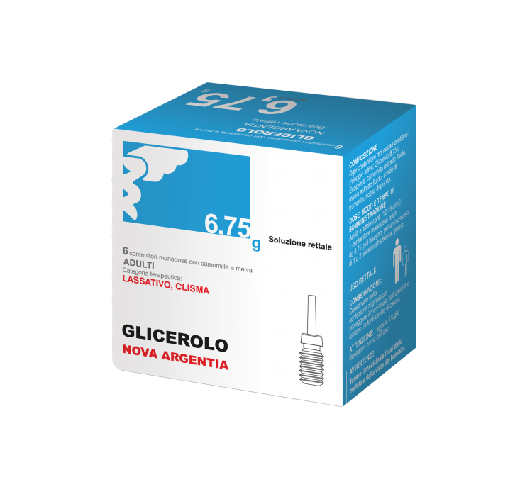 Glicerolo Nova Argentia 6 Microclismi 6,75g-2