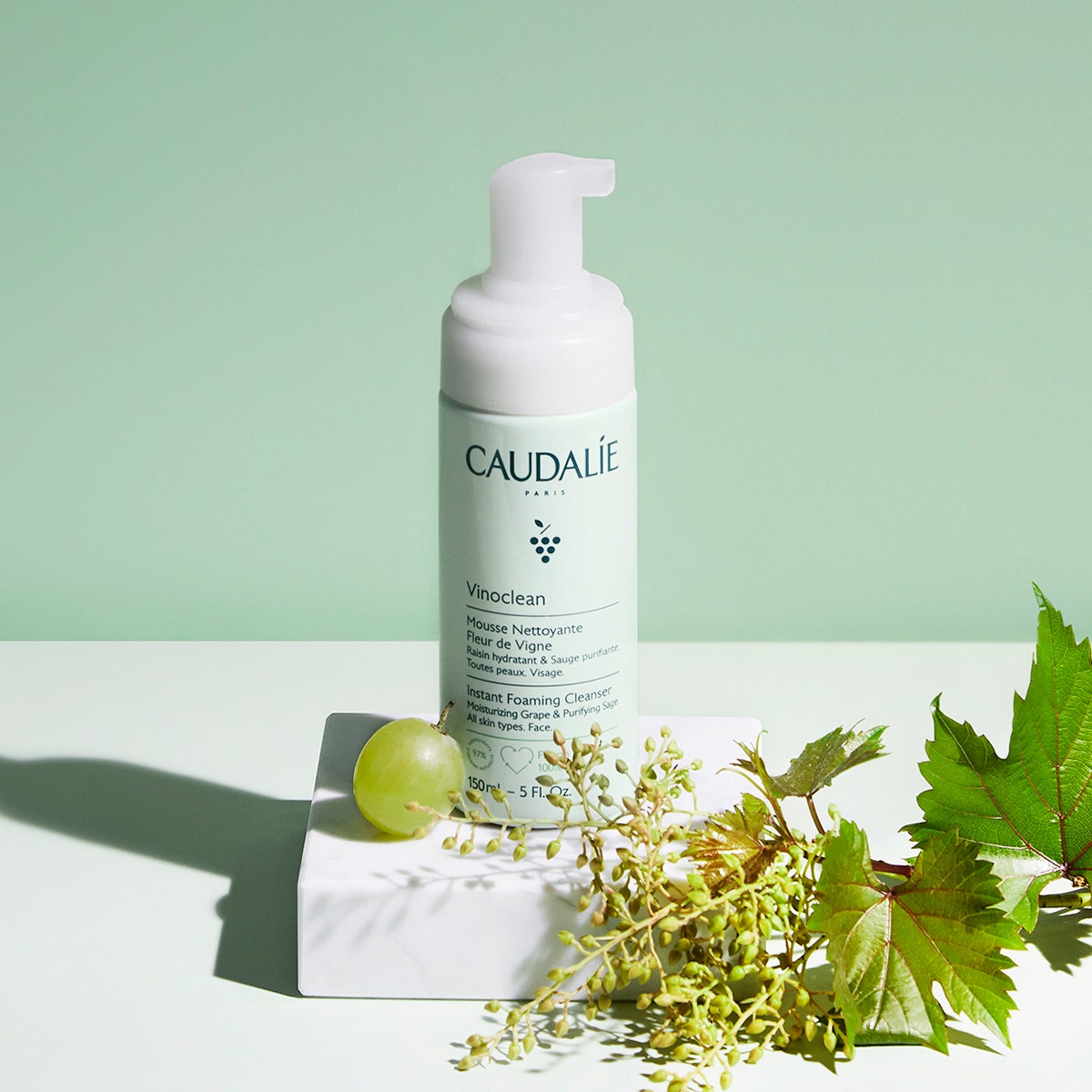 Caudalie Vinoclean Schiuma Detergente 150ml  - 3