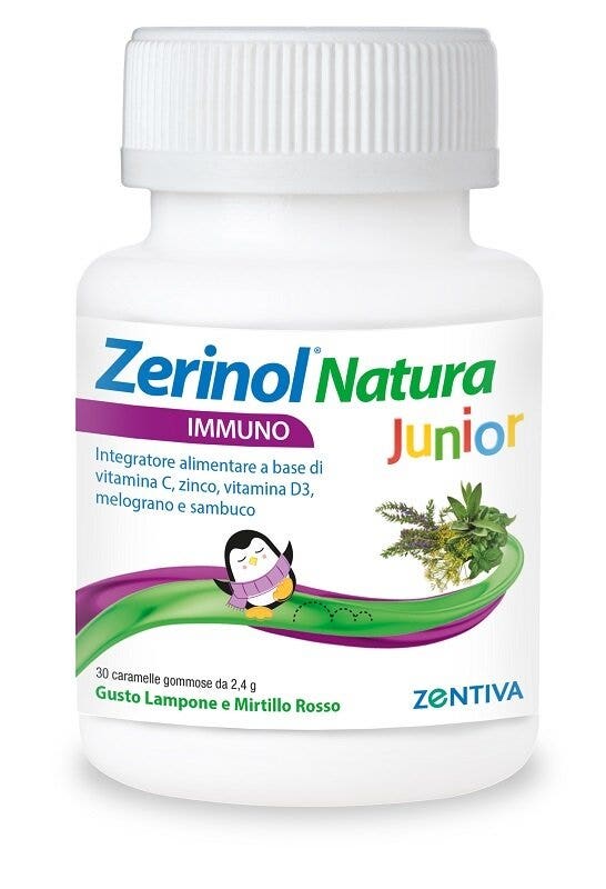 Zerinol Natura Immuno Junior 30 Caramelle-1