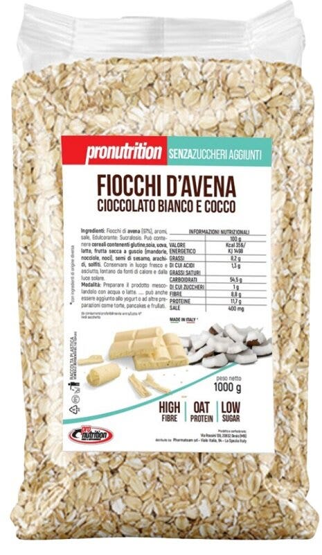 Pronutrition Fiocchi D'Avena Gusto Cioccolato Bianco & Cocco 1kg-1