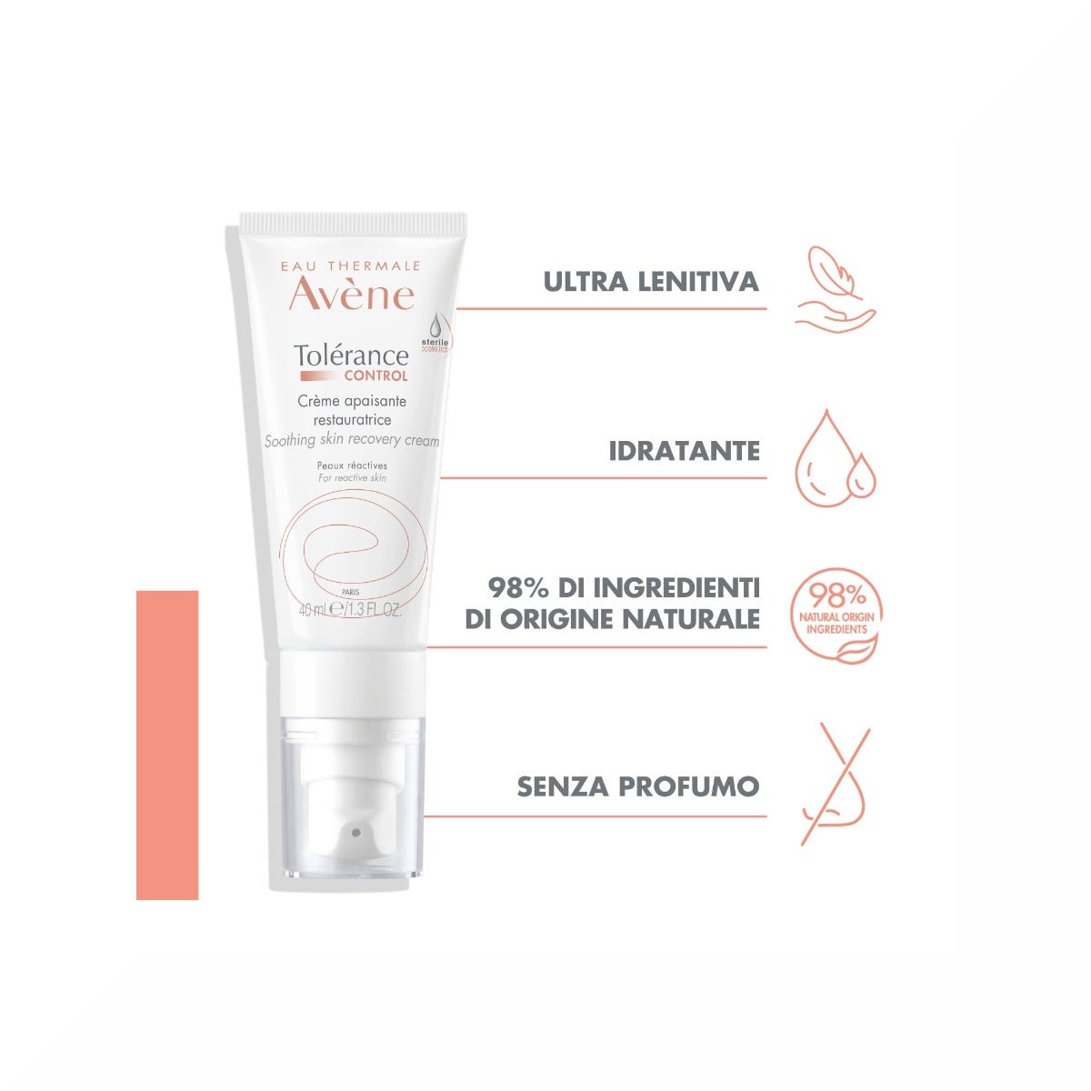 Eau Thermale Avene Tolerance Control Crema Lenitiva Riequilibrante 40ml-12