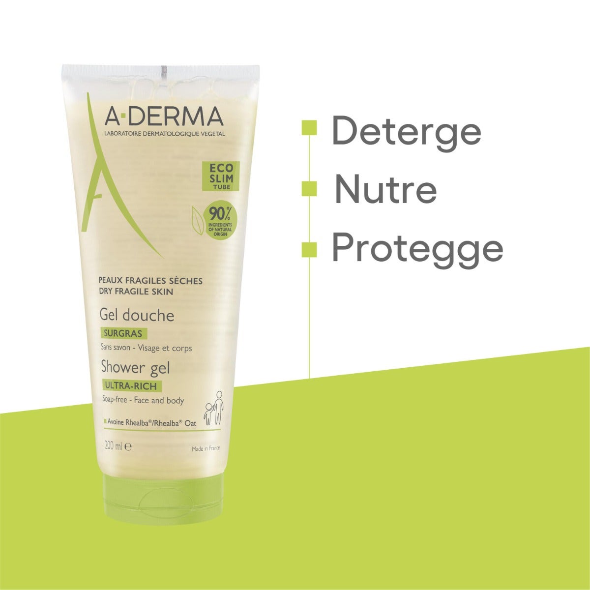 A-Derma Les Indispensables Gel Doccia Sugras 200ml-3