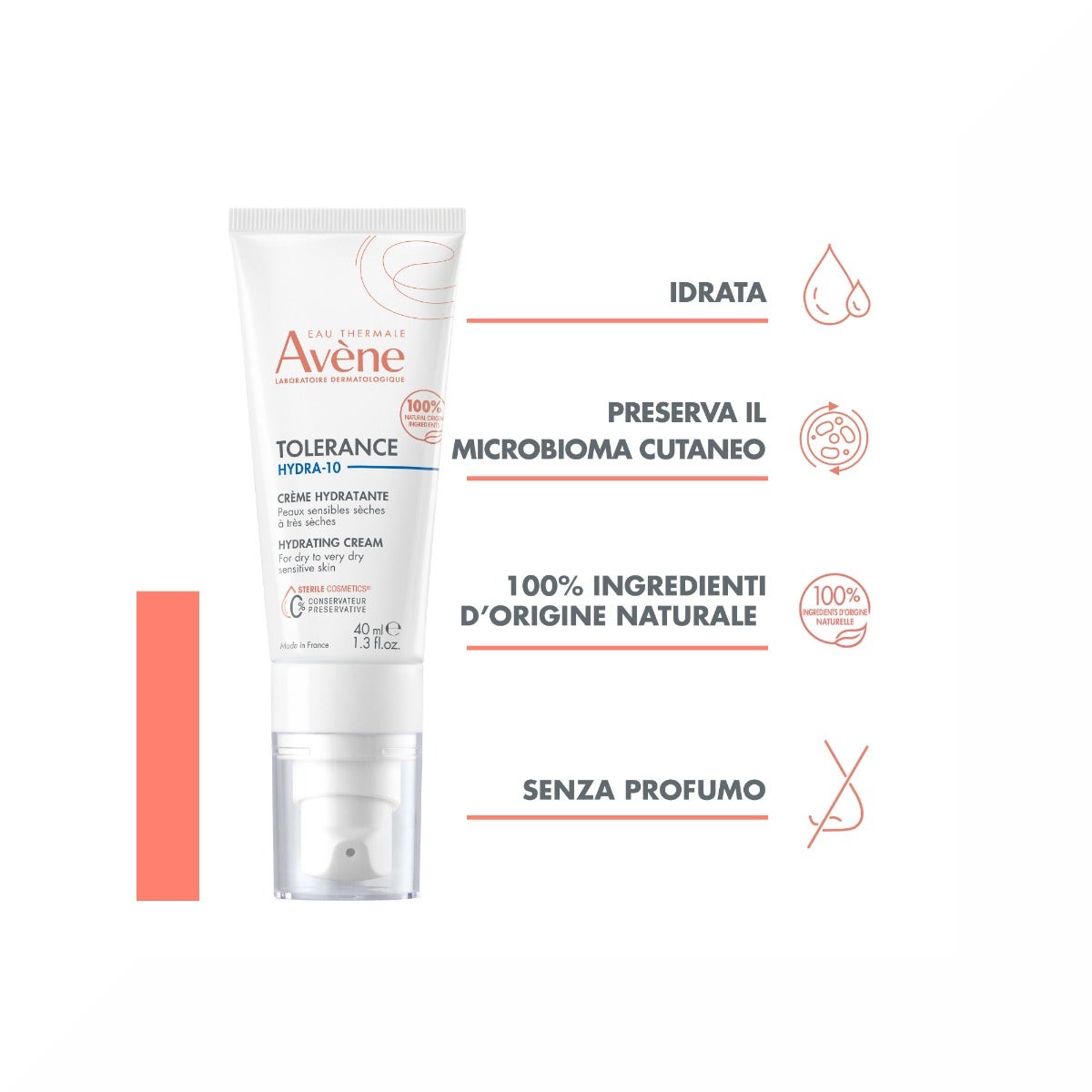 Avene Tolerance Hydra-10 Crema Idratante 40ml-6