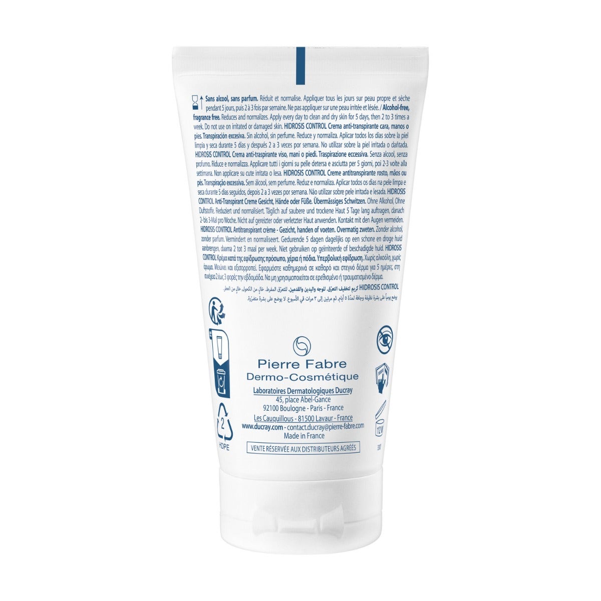 Ducray Hidrosis Control Crema Viso/Mani/Piedi 50ml-3