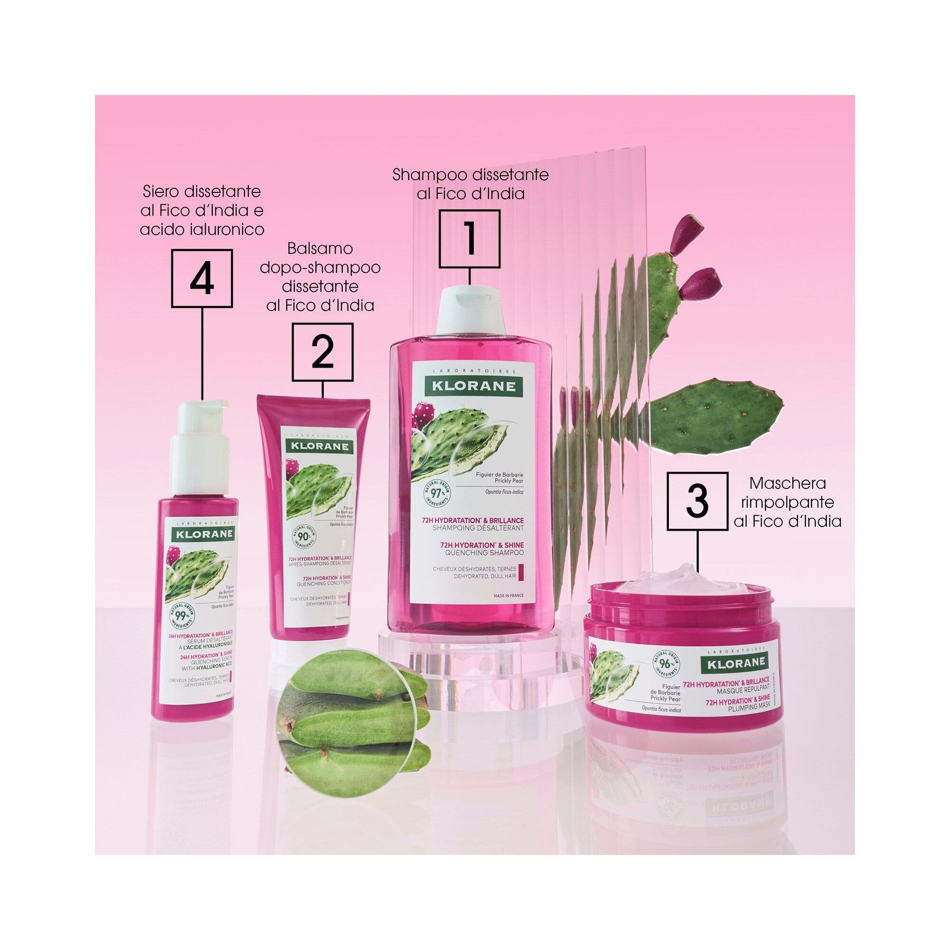 Klorane Shampoo Idratante Illuminante Fico d’India 200ml-8