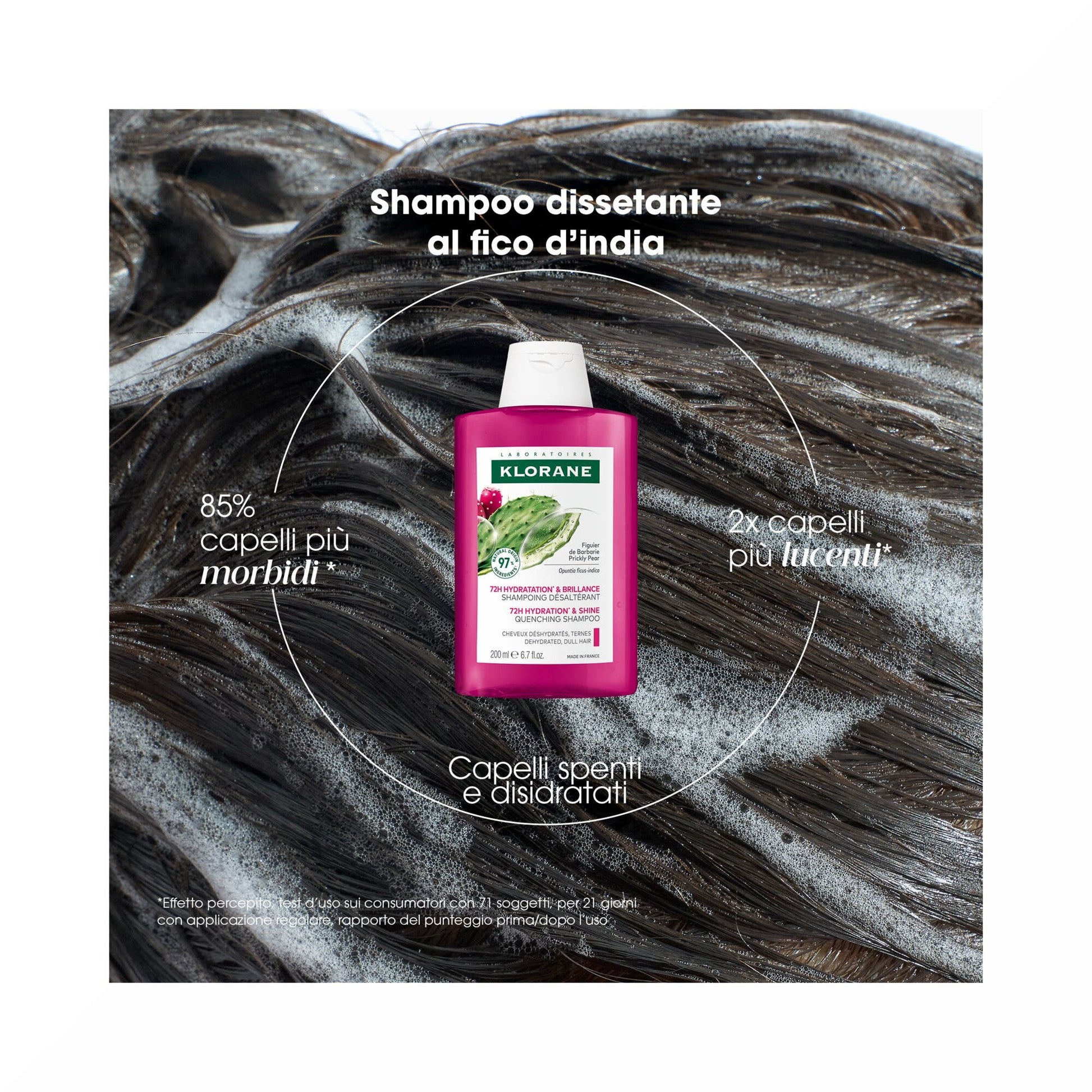 Klorane Shampoo Idratante Illuminante Fico d’India 200ml-3
