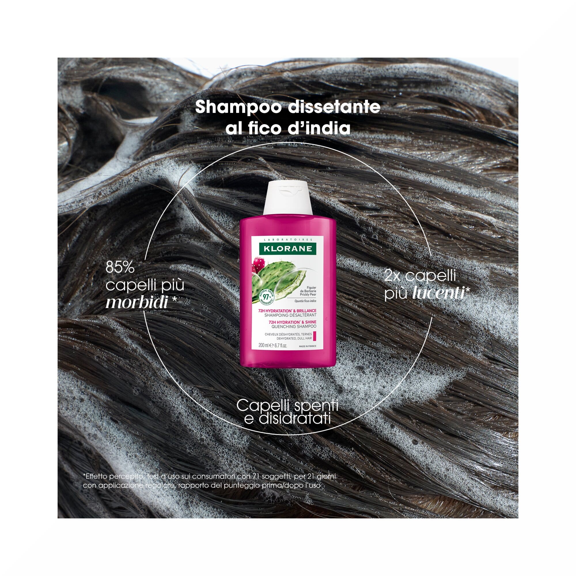 Klorane Shampoo Idratante Illuminante Fico d’India 200ml-3