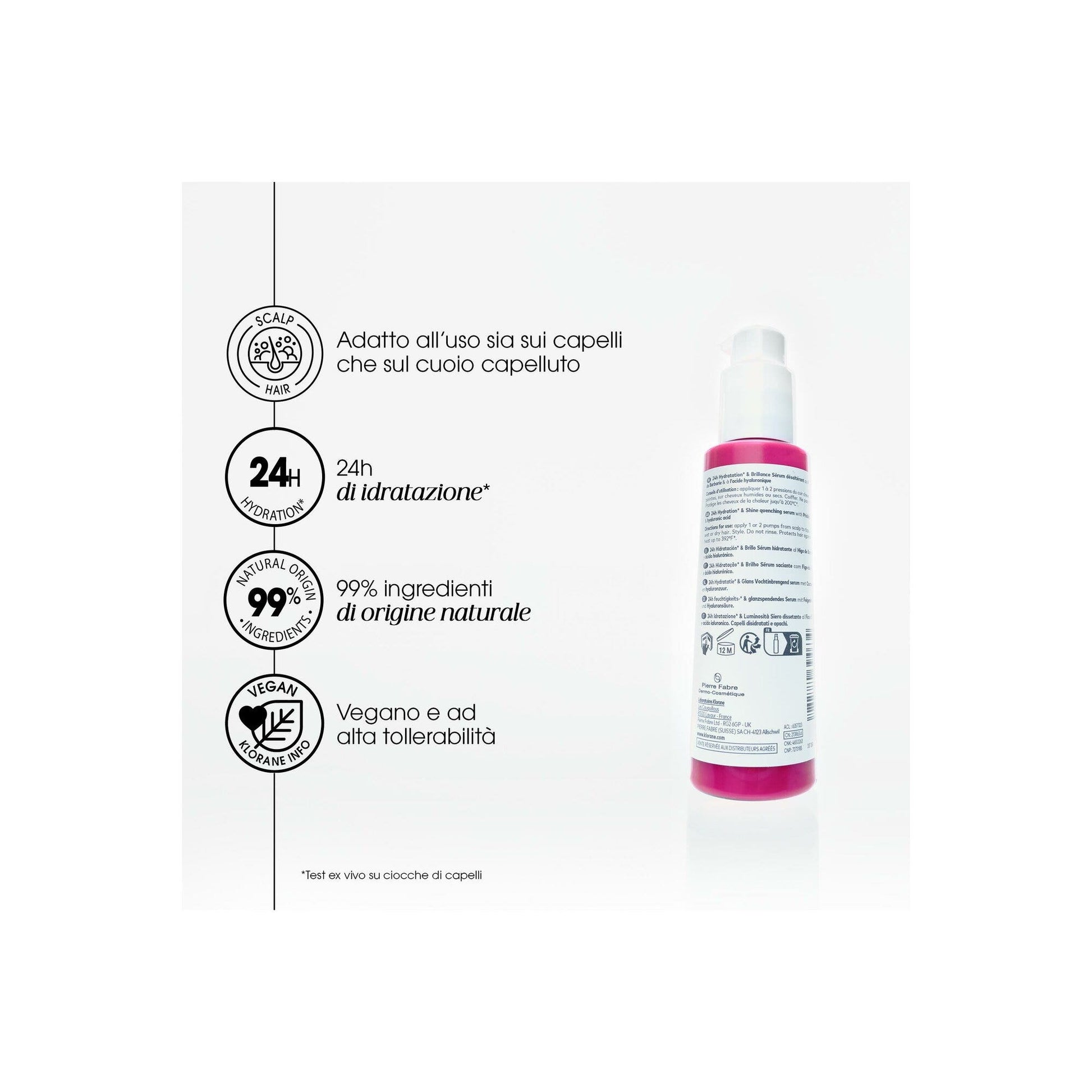 Klorane Siero Capelli Dissetante al Fico d’India e Acido Ialuronico 100ml-3