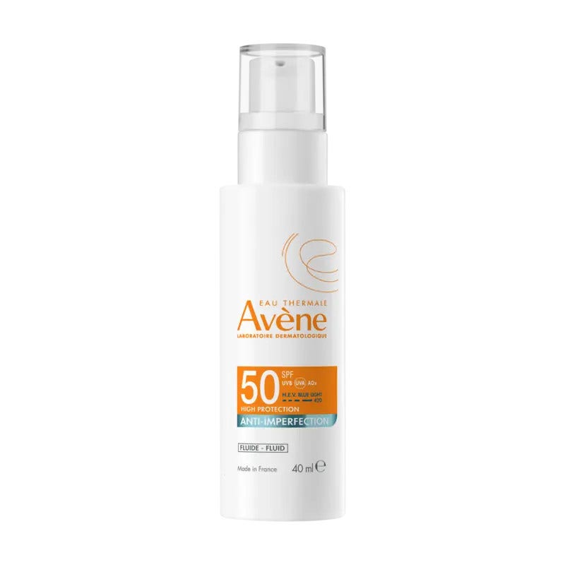 Eau Thermale Avène Solare Fluido Viso Anti-imperfezioni SPF50 40ml-1