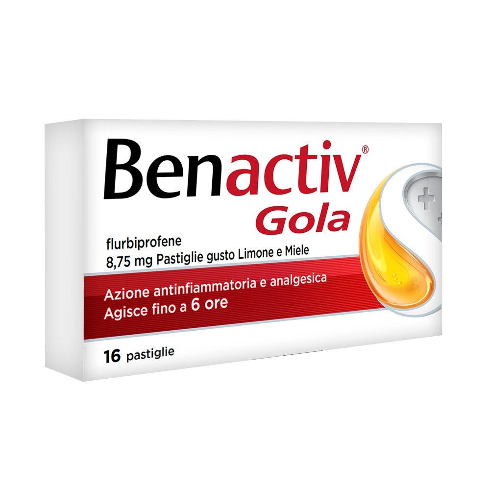 Benactiv Gola 16 Pastiglie Limone Miele-33