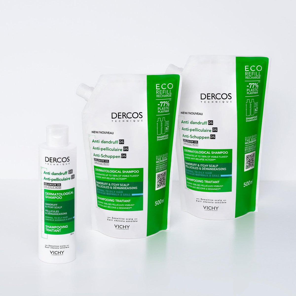 Vichy Dercos DT Shampoo Antiforfora DS Capelli da Normali a Grassi 200 ml-29