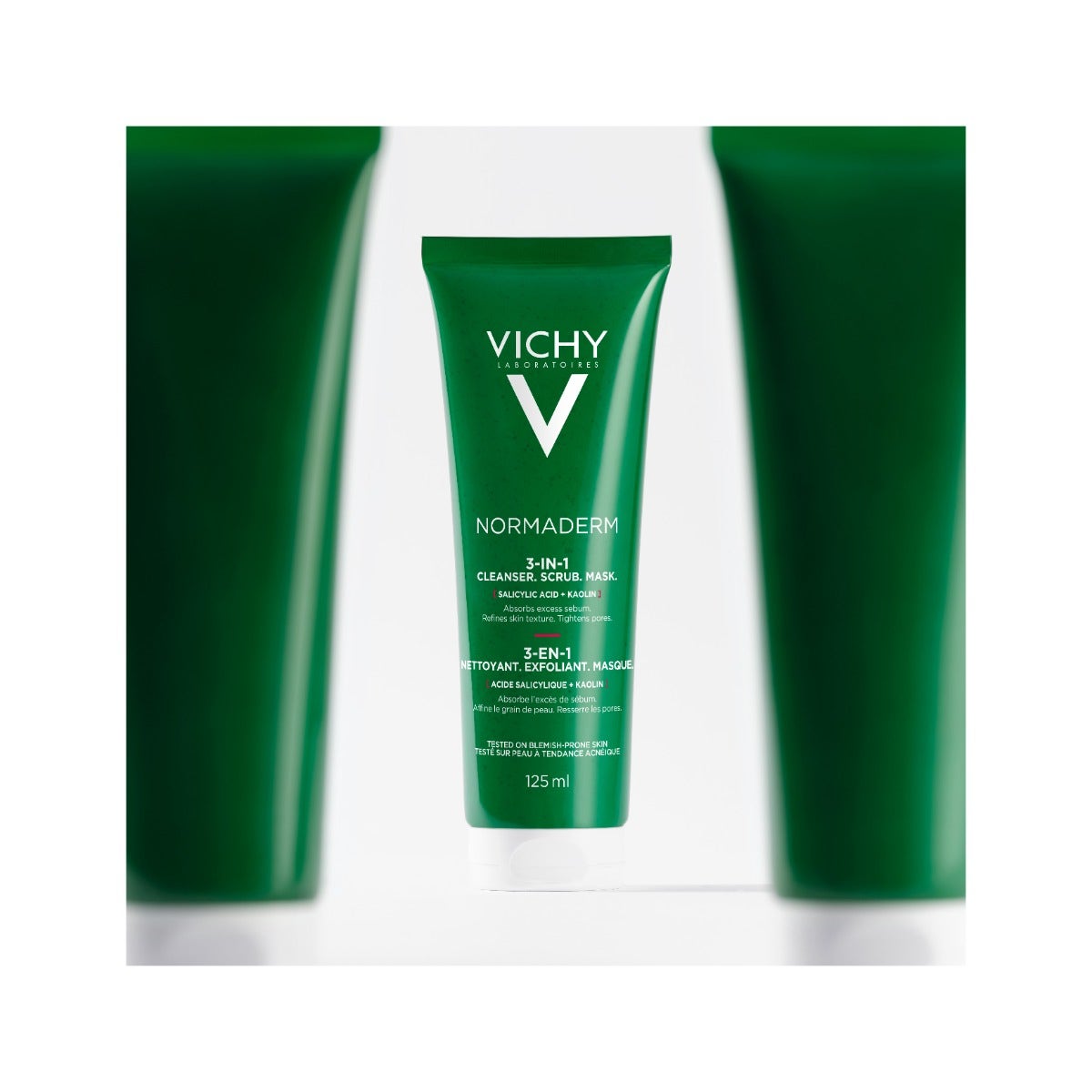 Vichy Normaderm 3 in 1 Esfoliante + Crema Detergente + Maschera 125 ml-7