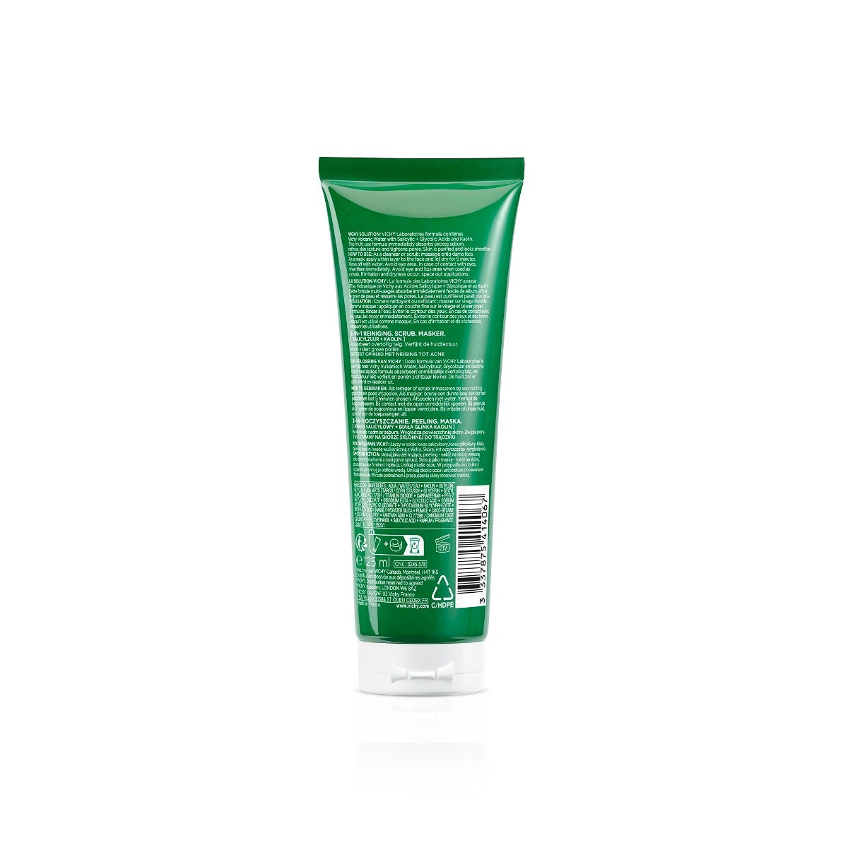 Vichy Normaderm 3 in 1 Esfoliante + Crema Detergente + Maschera 125 ml-9