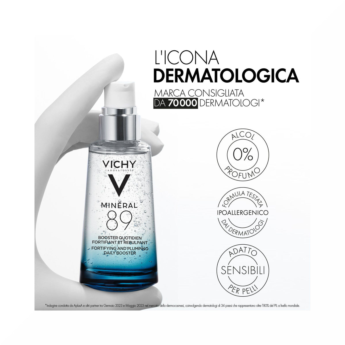 Vichy Mineral 89  Booster Quotidiano Fortificante E Rimpolpante Con Acido Ialuronico 50 ml-24