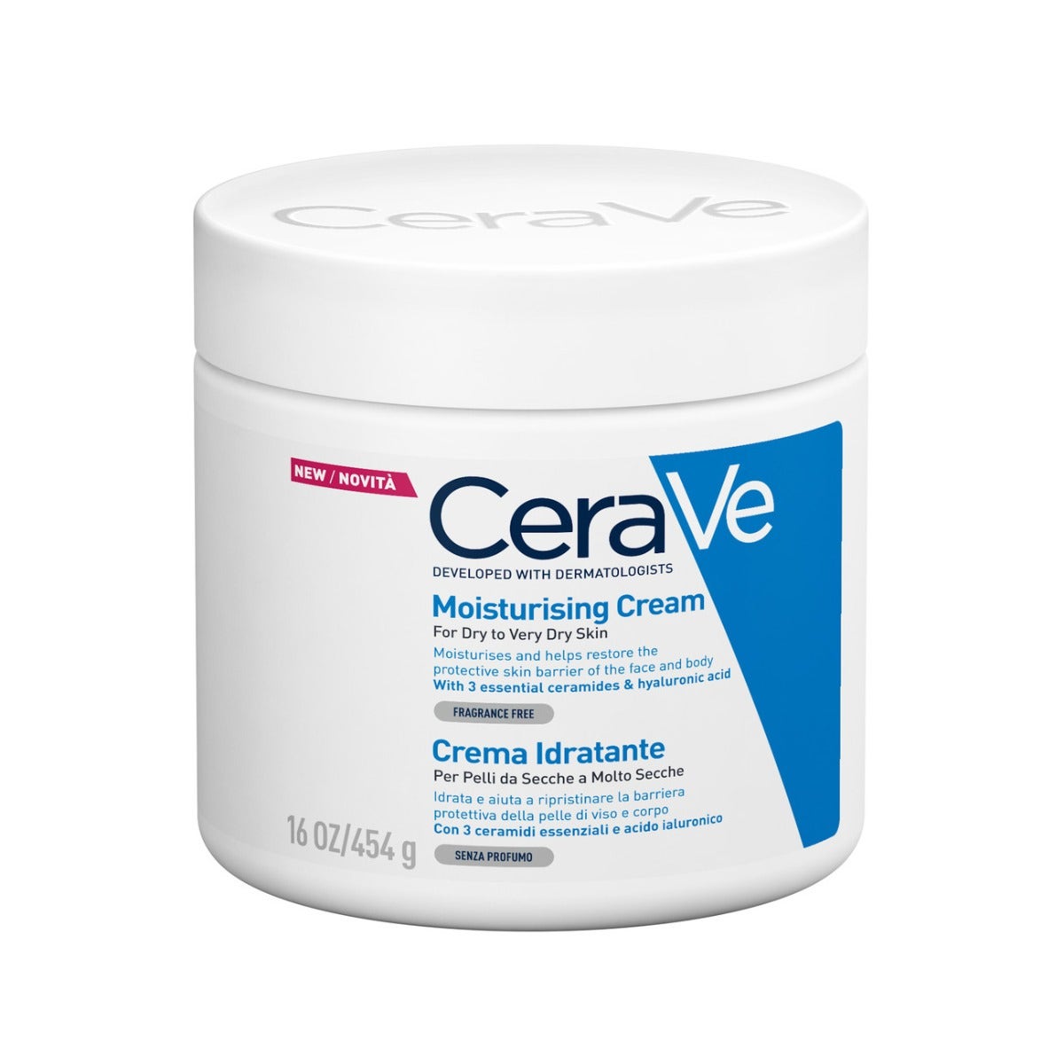 CeraVe Crema Corpo Idratante Pelle Molto Secca 454 g-4