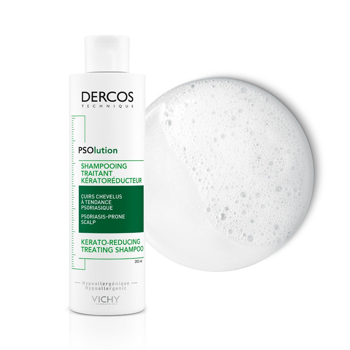 Vichy Dercos Shampoo Psolution Trattamento Cheratoriduttore 200ml-9