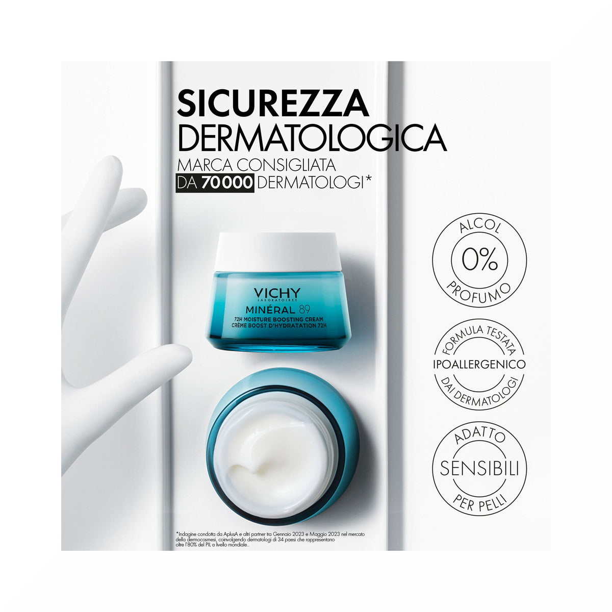 Vichy Mineral 89 Crema Idratante 72H Leggera 50ml-14