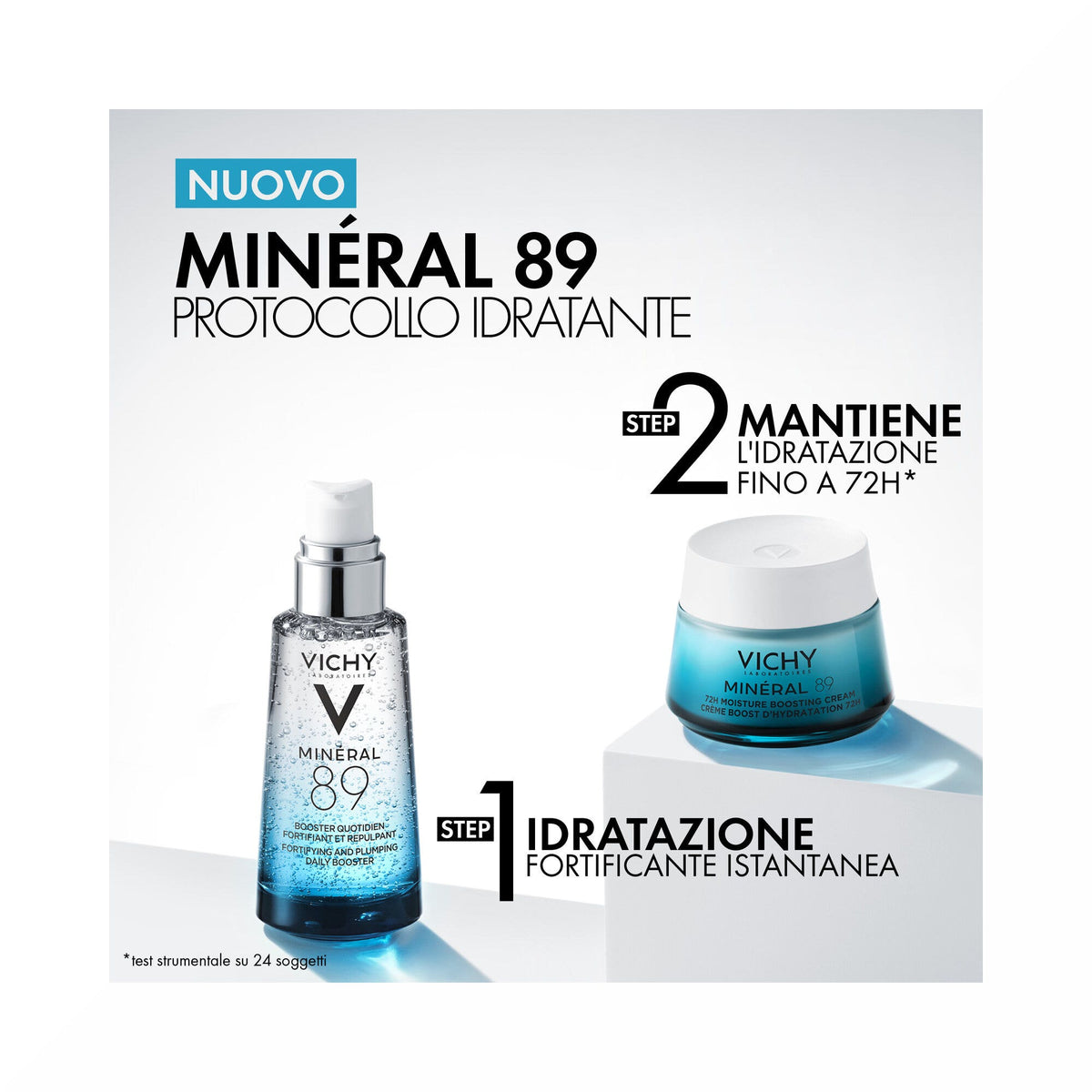 Vichy Mineral 89 Crema Idratante 72H Leggera 50ml-16