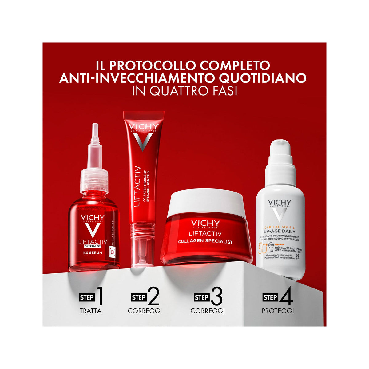 Vichy Liftactiv Collagen Specialist Contorno Occhi con Peptidi Pro-Collagene 15 ml-5