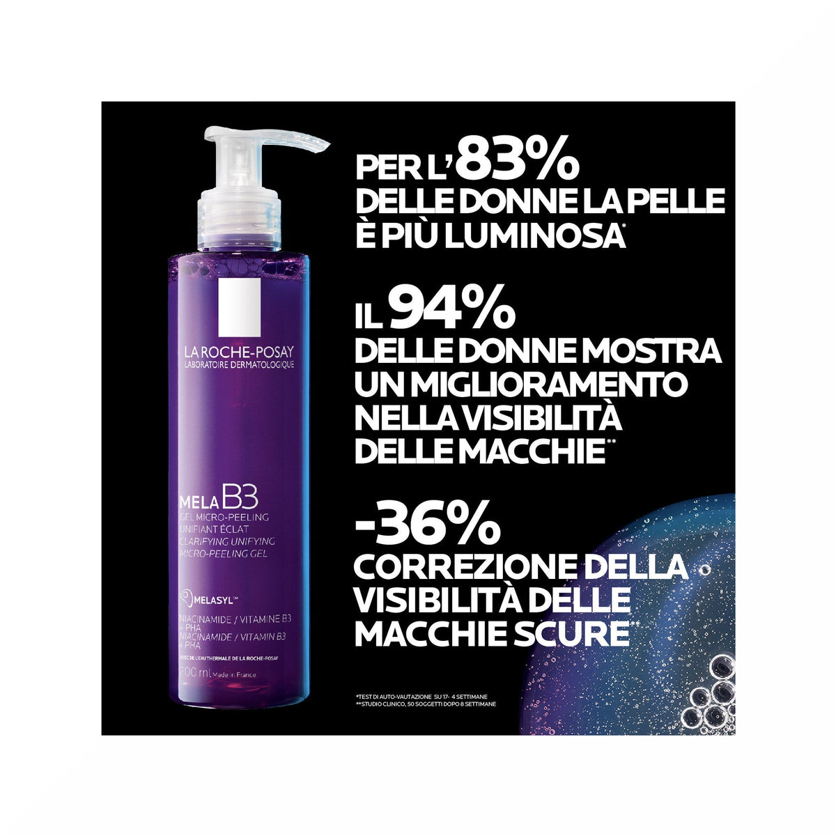 La Roche-Posay Mela B3 Gel Detergente Micro-Peeling Anti-Macchie 200 ml-4