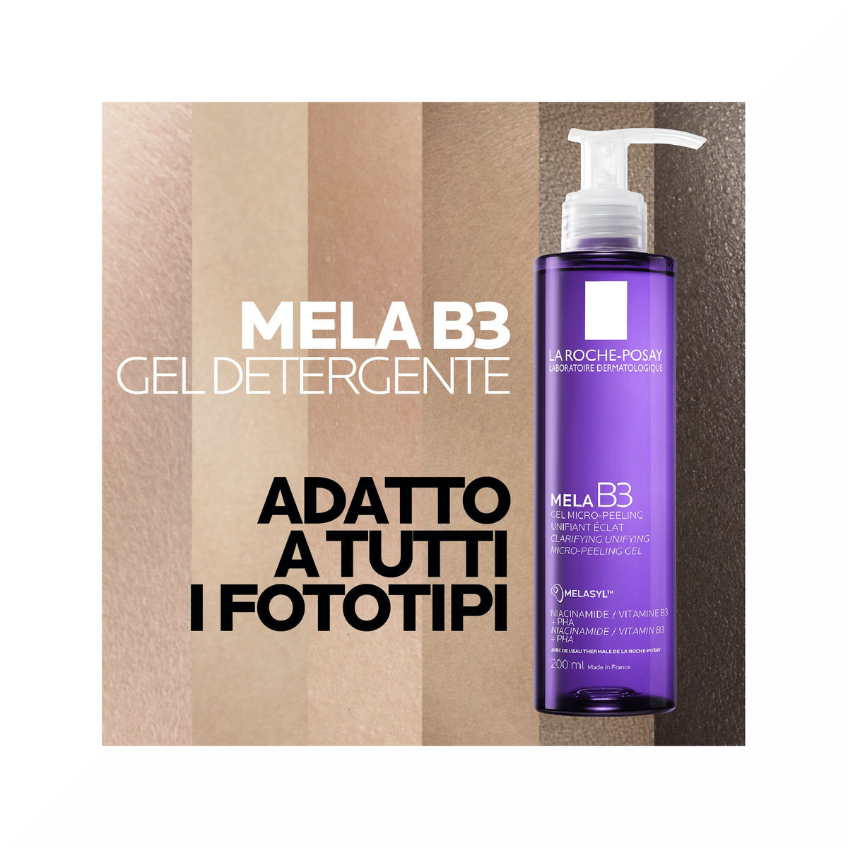La Roche-Posay Mela B3 Gel Detergente Micro-Peeling Anti-Macchie 200 ml-7