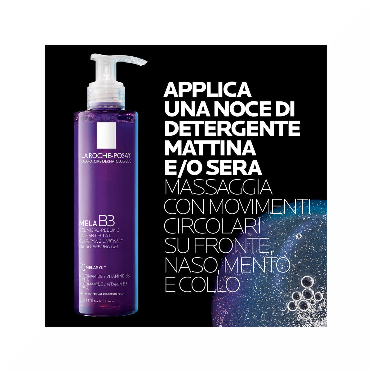La Roche-Posay Mela B3 Gel Detergente Micro-Peeling Anti-Macchie 200 ml-8