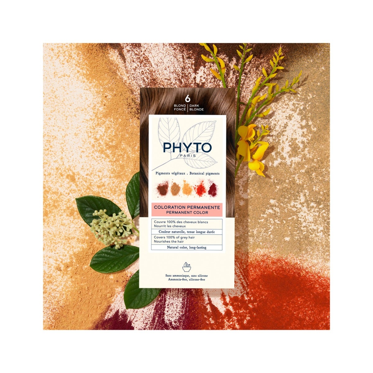 Phyto Phytocolor 6 Biondo Scuro Colorazione Permanente Per Capelli-5