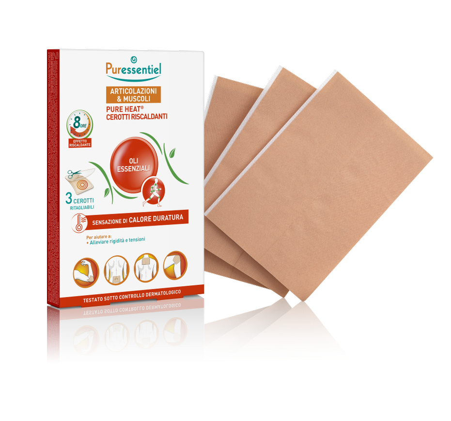 Puressentiel Cerotti Riscaldanti Pureheat Articolazioni/Muscoli 3 Pezzi-1
