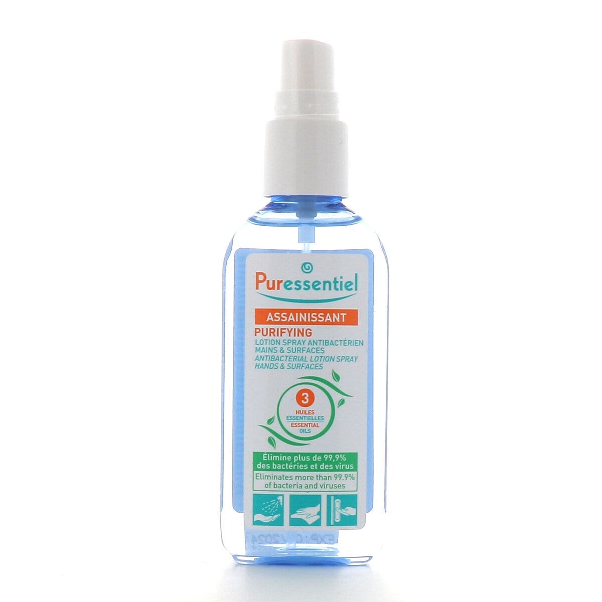 Puressentiel Lozione Spray Disinfettante Mani 80ml-1