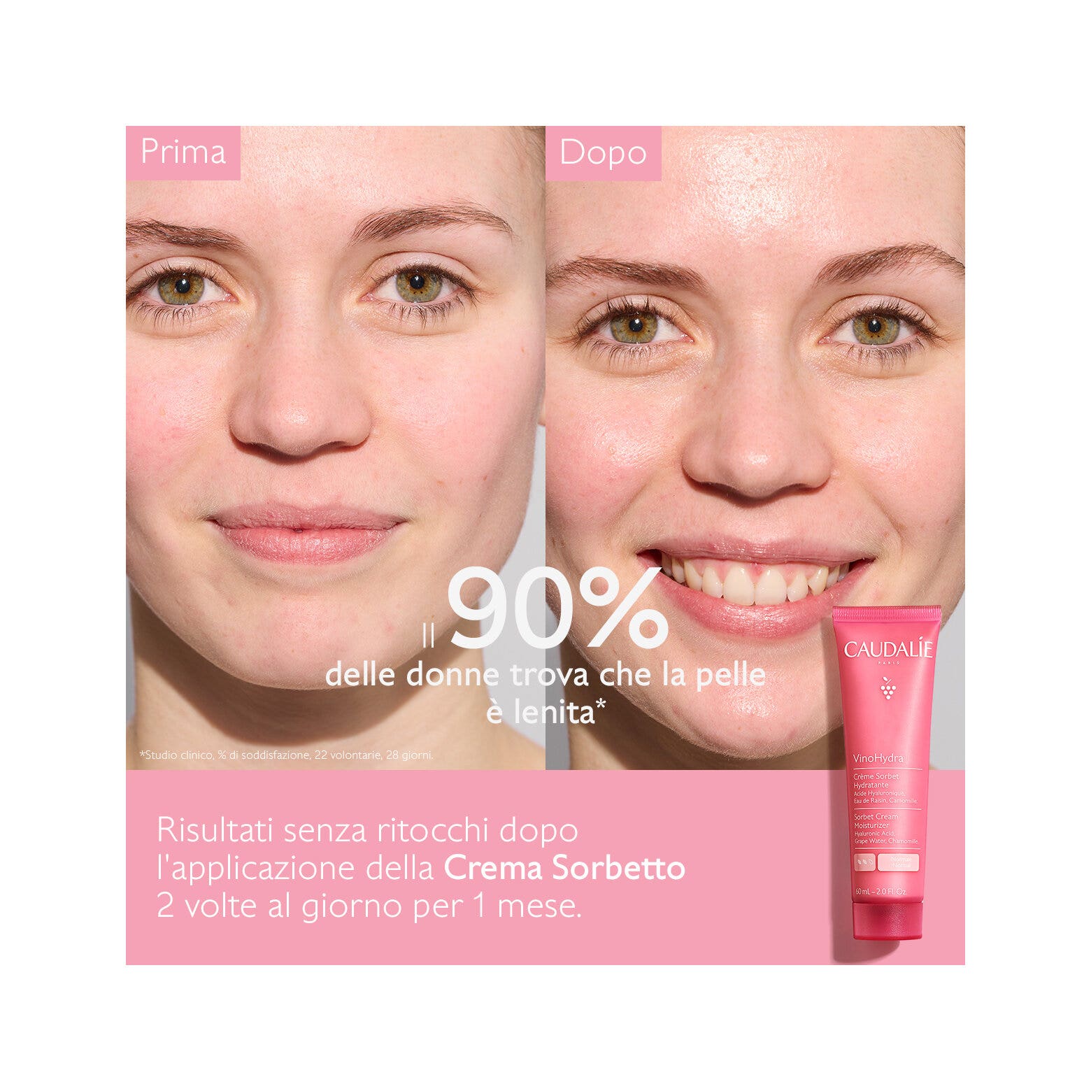 Caudalie Vinohydra Crema Sorbetto Idratante Viso 60ml-3