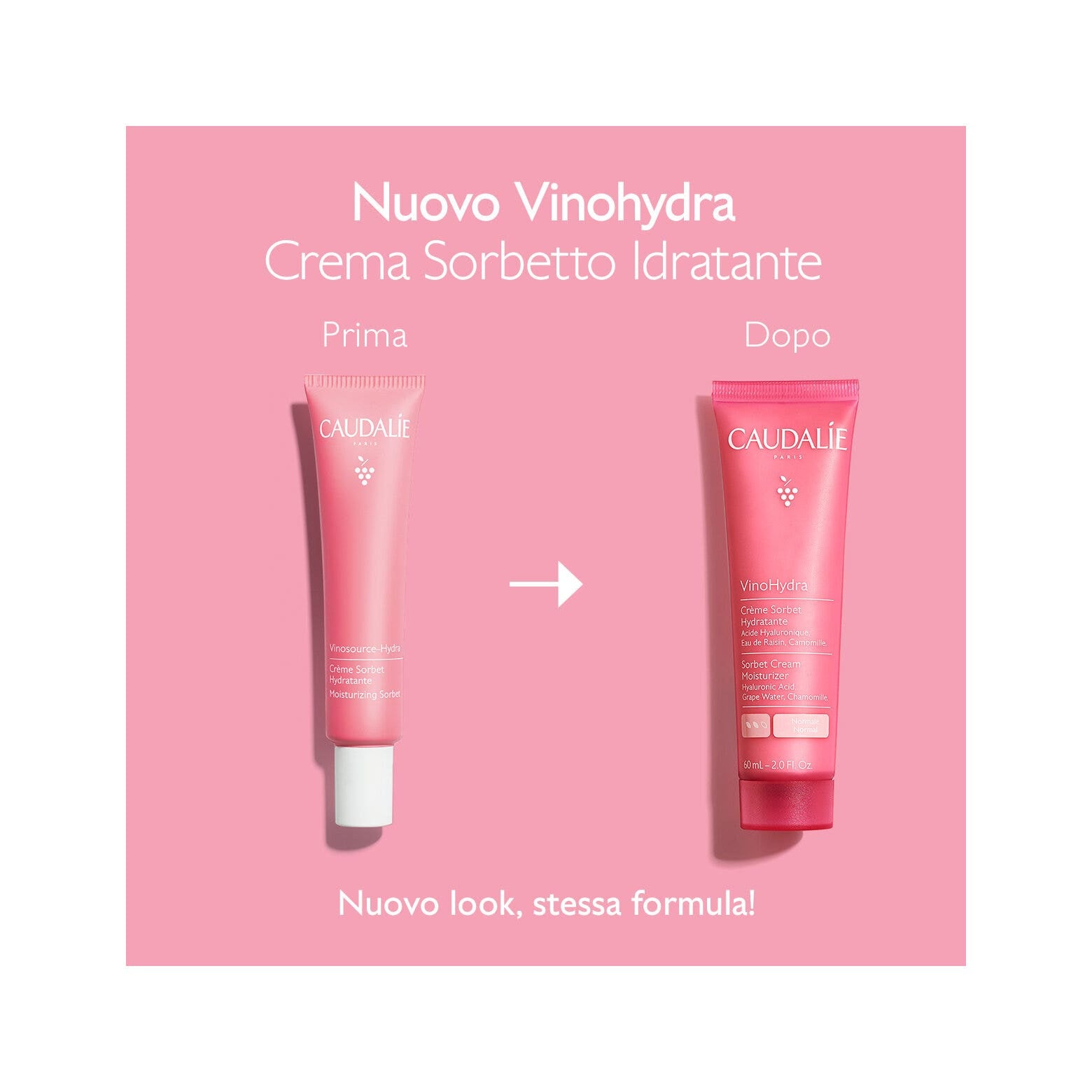 Caudalie Vinohydra Crema Sorbetto Idratante Viso 60ml-5