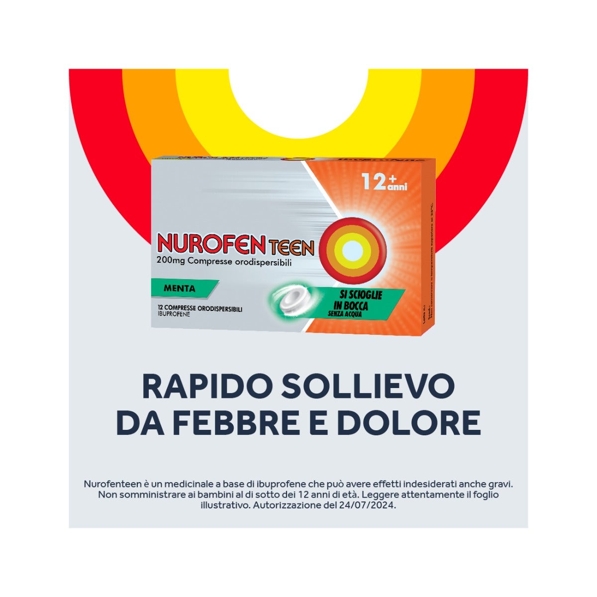 Nurofenteen 12 Compresse Orosolubili Menta 200mg-19