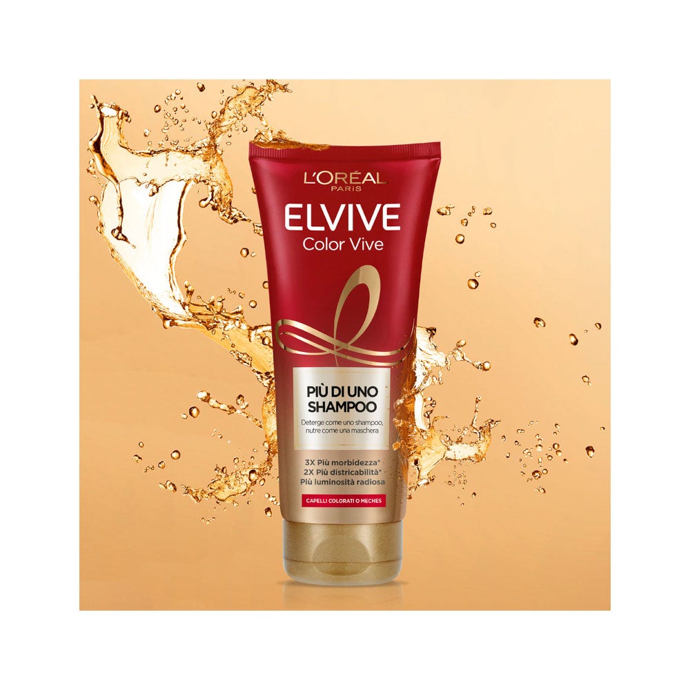 L'Oréal Paris Elvive Più Di Uno Shampoo Color Vive Shampoo Capelli Colorati 200ml-8