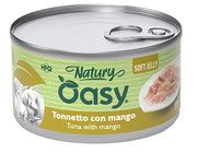 Oasy Wet Cat Natury Soft Jelly Tonnetto con Mango Lattina 85 g