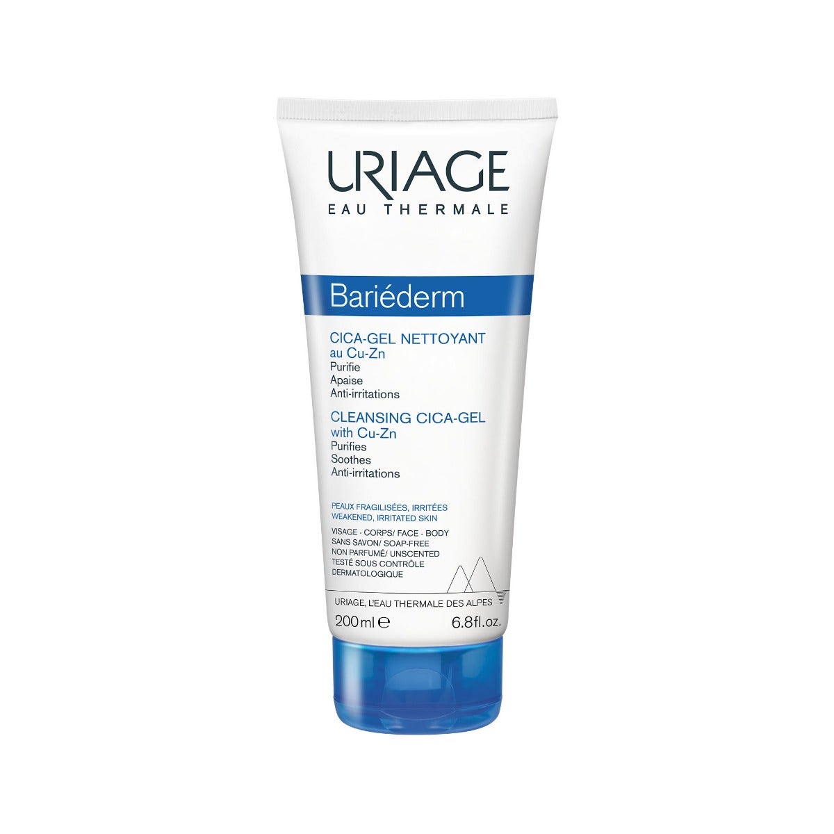 Uriage Bariederm Cica Gel Detergente Viso Corpo 200ml-3