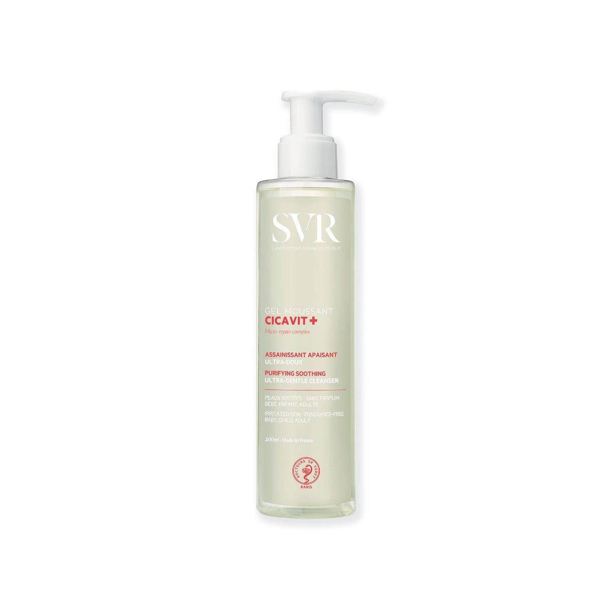 SVR Cicavit+ Gel Moussant Detergente Corpo 200ml-2
