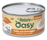 Oasy Wet Cat Natury Cooking Broth Pollo con Formaggio Lattina 85 g
