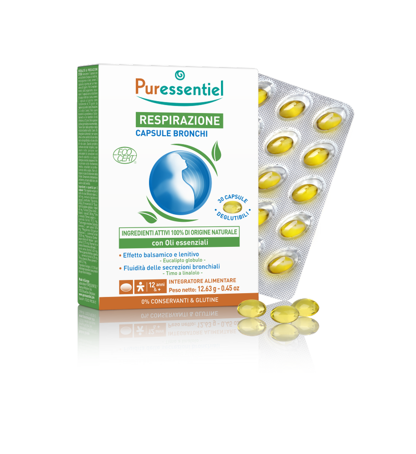 Puressentiel Capsule Respiratorie Bronchiali Bio 30 Capsule-1