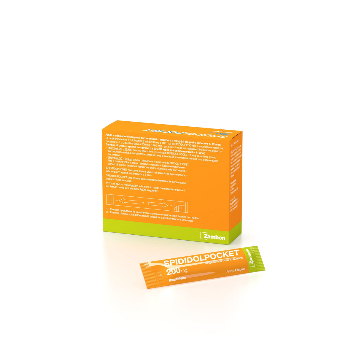 Spididol Pocket 200mg 12 Bustine-5