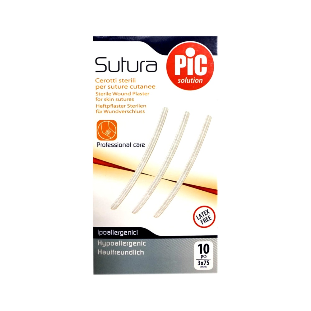 Pic Cerotti Sutura 3x75mm 10 Pezzi  - 2