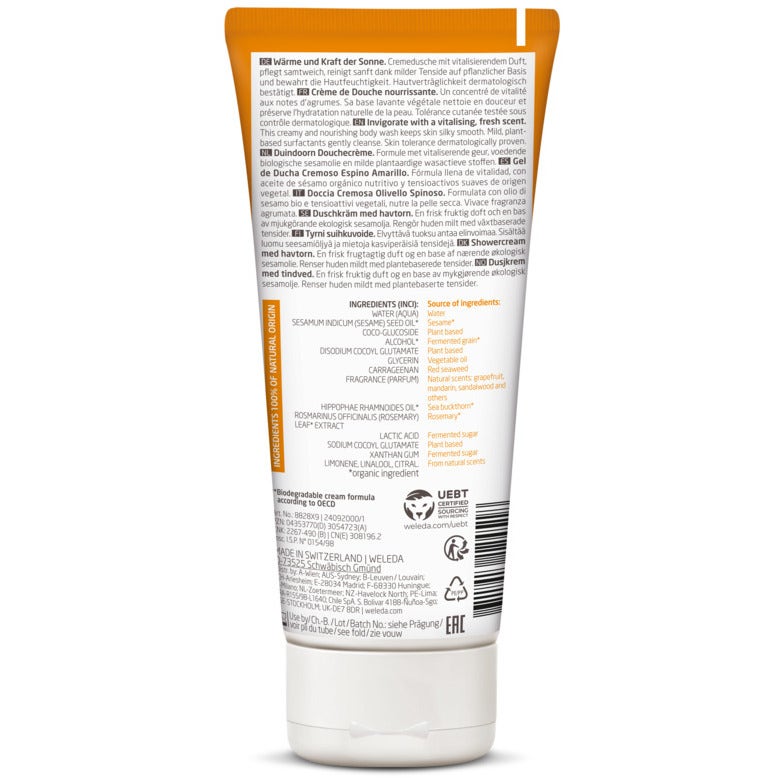 Weleda Doccia Cremosa Olivello Spinoso 200ml-4