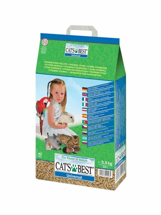 Cat's Best Universal Lettiera In Pellet Igienico Per Animali Di Piccola Taglia 10L-2
